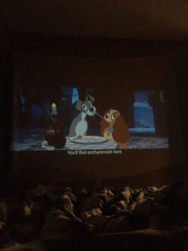 an image of a movie screen in the dark