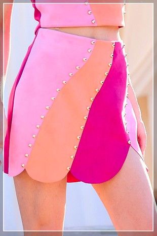 CALLING ALL RAINBOW & PINK LOVERS, THIS WAS MADE FOR YOU! ARE YOU READY FOR THE HOLIDAYS? THE ONE STOP SHOP FOR ALL HIPPIES AT HEART FREE GIFT #hippievibetribe #womenslothing #bohochic #boutique #cowgirls #womenempowerment #barbie #teenfashion #metallic #bohostyle #bohogirl Pink Suede Skirt, Children's Theatre, Night Wear Dress, Fancy Skirts, Rainbow Skirt, Unique Skirts, Colorful Skirts, Box Pleat Skirt, Pink Mini Skirt