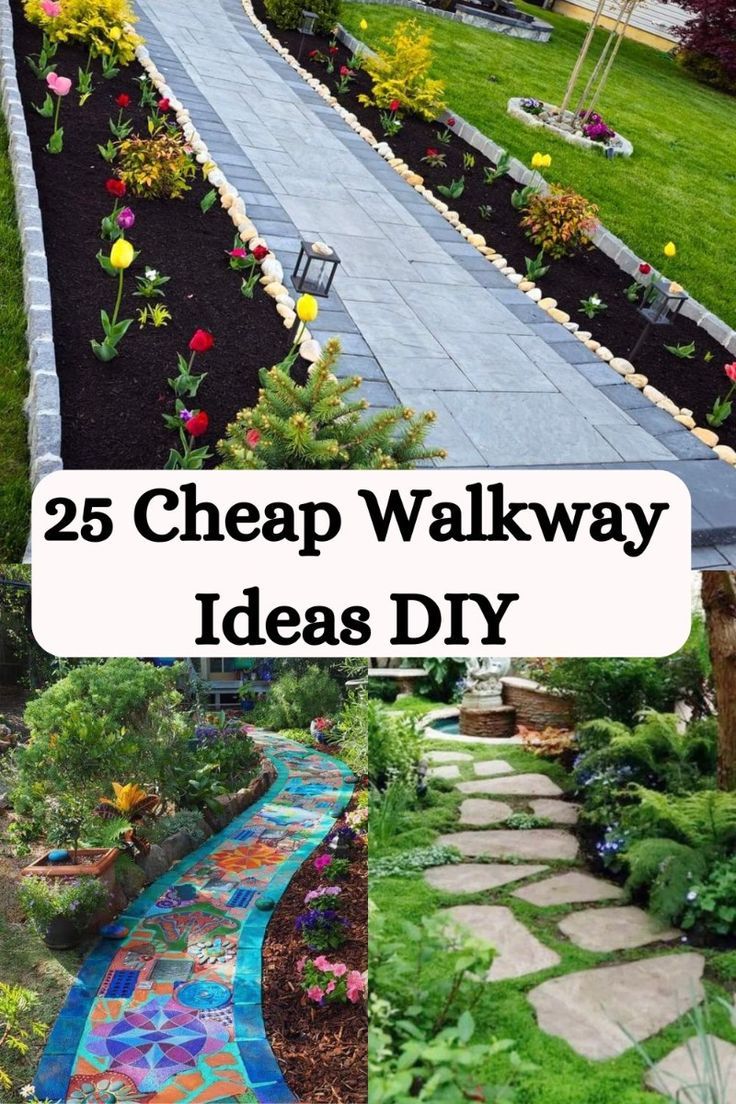 the 25 cheap walk way ideas diy are great for small gardens and walkways