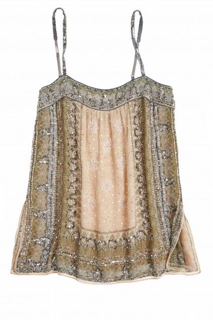 Hippy Chic, Estilo Hippie, Calypso St Barth, St Barth, Sequin Tank Tops, Silk Tank, Boho Top, Printed Silk, Print Tank