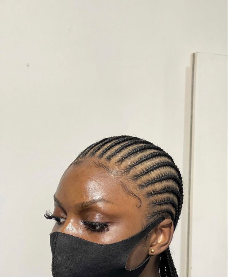 Matric Hairstyles, Small Cornrows, Beauty Moodboard, African Soap, Sleek Braided Ponytail, Hair Braid Patterns, Cornrows Natural Hair, Cornrows Braids For Black Women, Curly Hair Videos