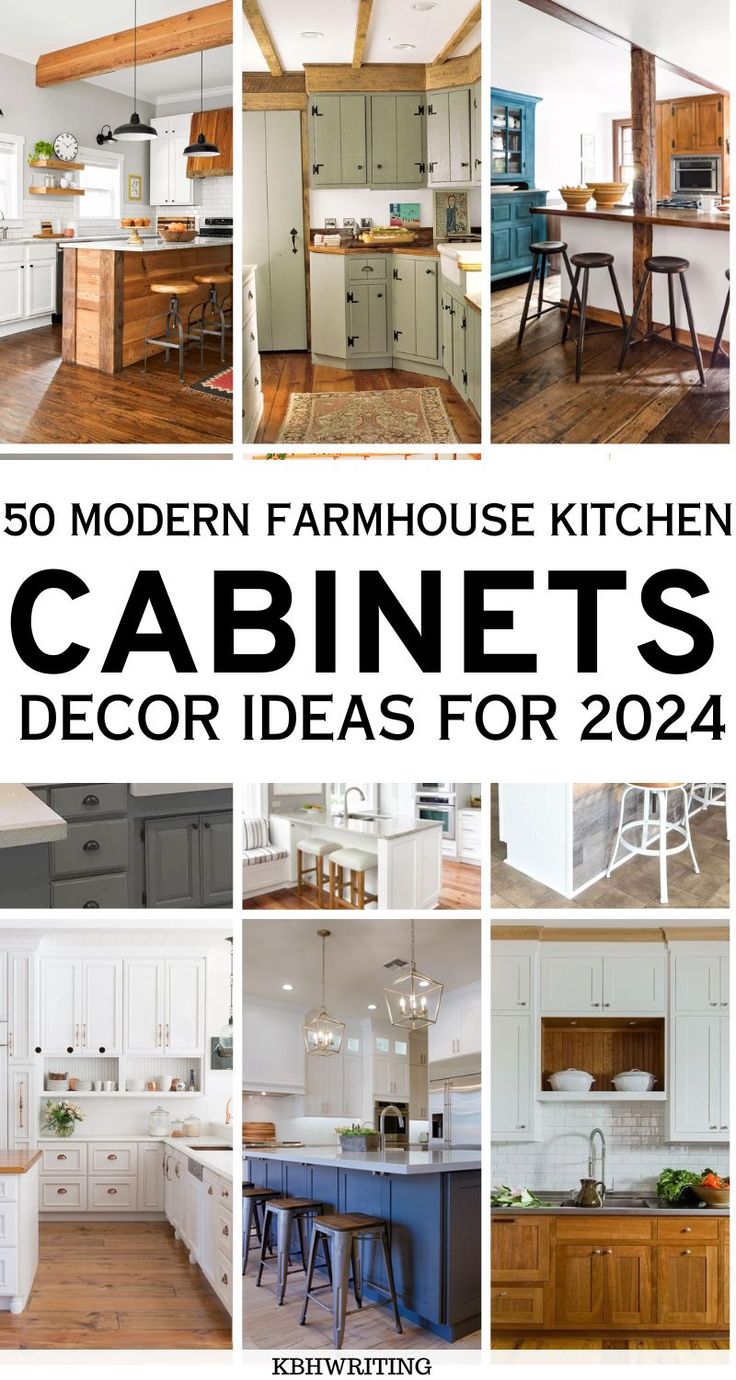 the top 50 modern farmhouse kitchen cabinets and decor ideas for 2021