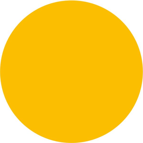 a yellow circle on a white background that has been edited to look like an orange