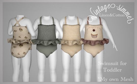 Toddler Cc Sims 4, Lotes The Sims 4, Swimsuit Vintage, Sims 4 Piercings, Sims Baby, Sims 4 Tsr, Sims 4 Cc Kids Clothing, Play Sims 4, Sims Packs