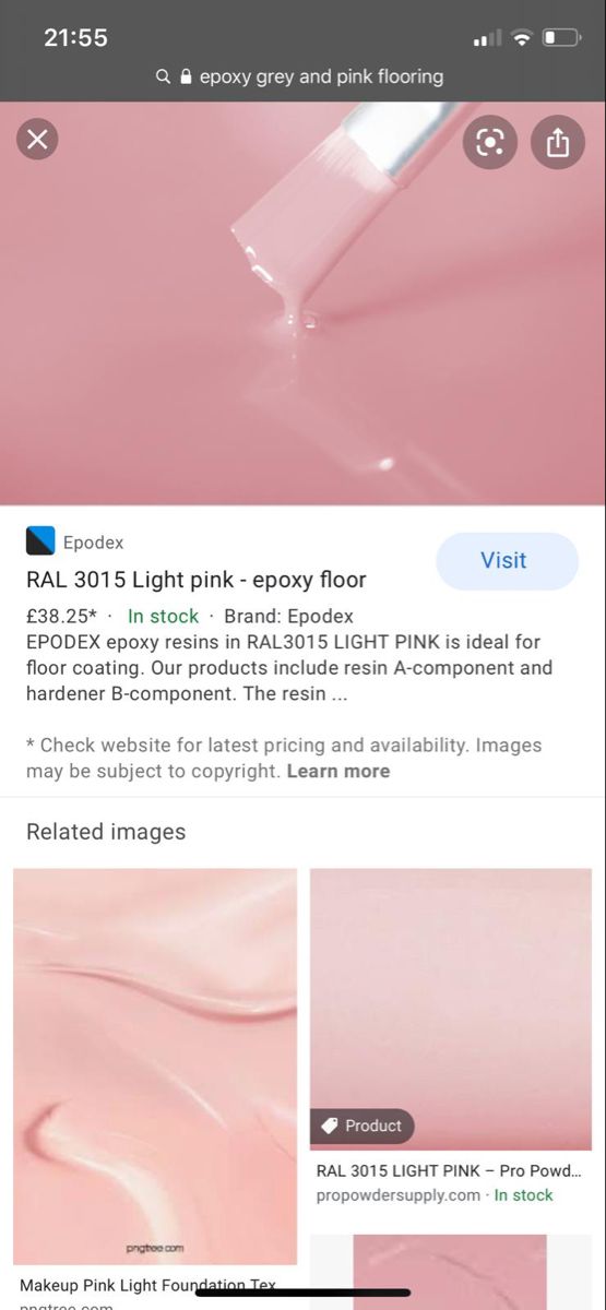 an image of pink paint being used on the iphone or ipad to make it light and glossy