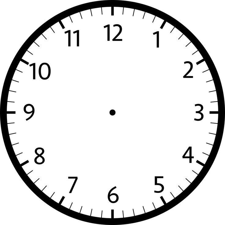 a black and white clock face with numbers on each side, showing the time to twelve o'clock