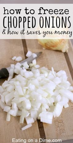 how to freeze chopped onions and how it saves you money