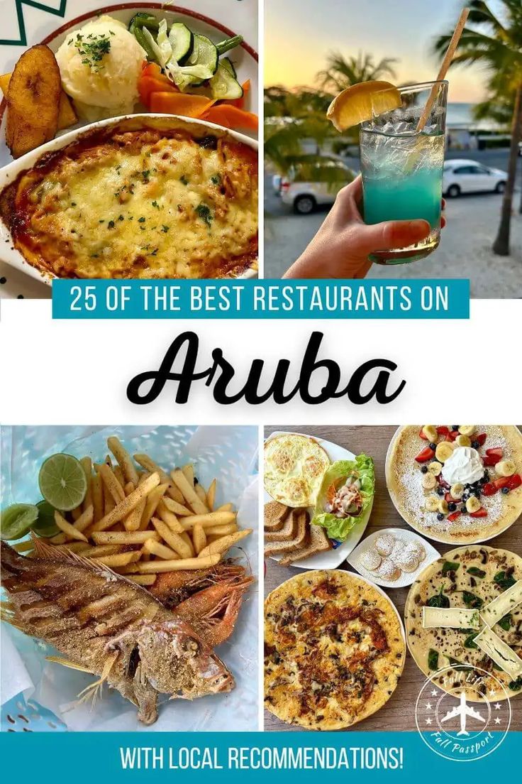 the best restaurants on aruba with local accommodations