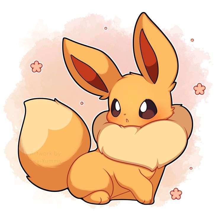 a cute little pikachu with big ears