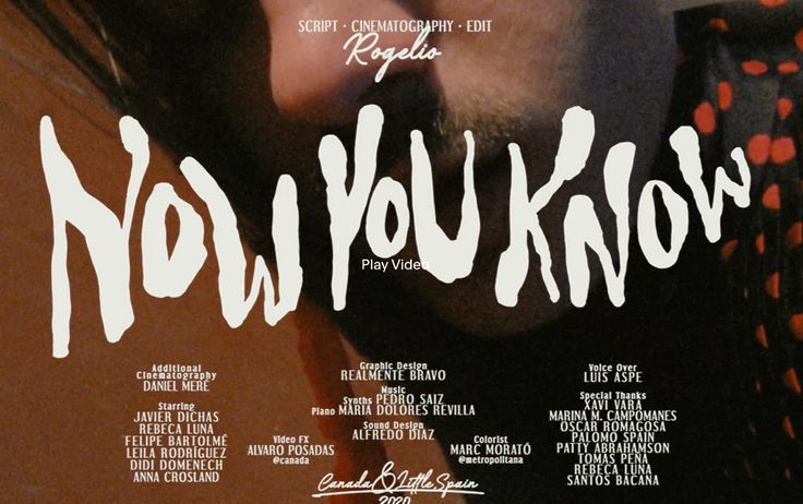 a movie poster for the film now you know with an image of a man's face