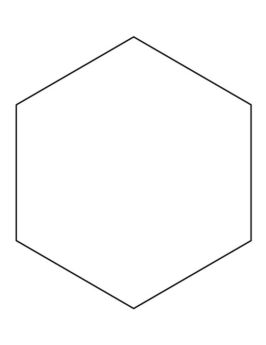 an octagon is shown in the shape of a hexagonal pentagone