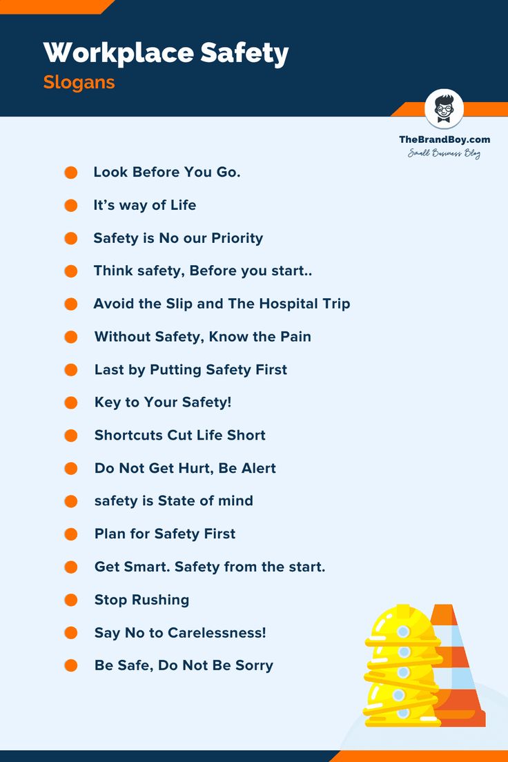 the workplace safety checklist is shown