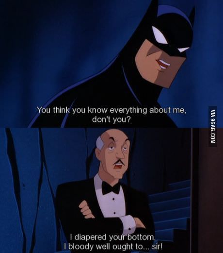 batman and robin wayne are talking to each other