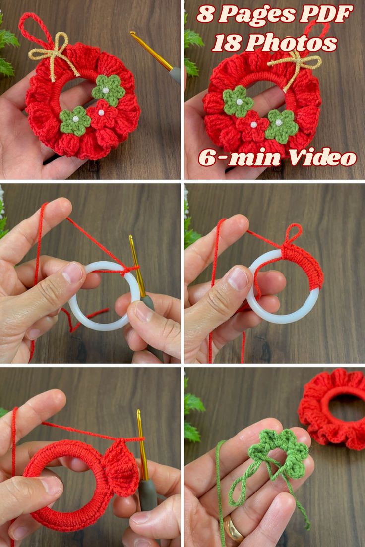 #crochetruffledwreath #diyflowerwreathpdf #handmadechristmasdecor #crochetfestiveornament #beginnerwreathcraft #redgreenwreathdiy #crochetfloralwreath #diyholidaydecoration #festivewreathtutorial #crochetholidayproject #christmaswreathcrochet #handmadefestivecraft #diytreeornament #crochetpearlwreath #redruffledwreathdiy #crochetchristmasflower #beginnerholidaywreath #handmade