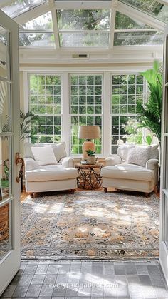 #homedecor, #interiordesign, #homedesign, #decor inspiration Seasonal Room Ideas, Added Sunroom Room Additions, 10x10 Sunroom Ideas, Sunroom In House, Solarium Furniture Ideas, Indoor Sunroom Decorating Ideas, Sunroom Inspiration Farmhouse, Sunroom To Office, Sunroom With Bookshelves