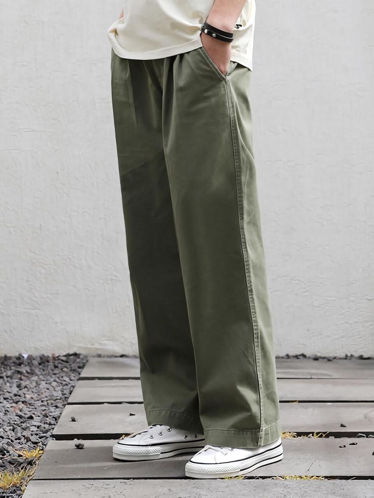 Editor's NotesMINIMAL PROJECT’s pants give casual look with wide fit and pintuck detail.- Side and back pockets- Label point in back pocket- Pintuck detail- Adjustable waist band with strings- Wide fitMeasurements (inch)M / L / XL- Waist: 14.6in. / 14.8in. / 15.8in.- Hips: 20.1in. / 20.7in. / 21.3in.- Thigh: 12.2in. / 12.6in. / 13.0in.- Length: 38.6in. / 39.4in. / 40.2in.- (Front/Back)Rise: 12.2/16.2in. / 12.6/16.6in. / 13.0/17.0in.- Hem: 11.2in. / 11.4in. / 11.6in.*Model Info(Men): 6’1’’ Fittin Baggy Wide-leg Bottoms With Patch Pockets, Baggy Wide Leg Bottoms With Patch Pockets, Relaxed Fit Wide-leg Utility Pants, Utility Wide-leg Relaxed Fit Pants, Utility Wide Leg Pants With Welt Pockets, Relaxed Fit Wide Leg Bottoms With Cargo Pockets, Utility Wide Leg Bottoms With Relaxed Fit, Wide Leg Bottoms With Cargo Pockets And Relaxed Fit, Relaxed Fit Wide-leg Parachute Pants With Pockets