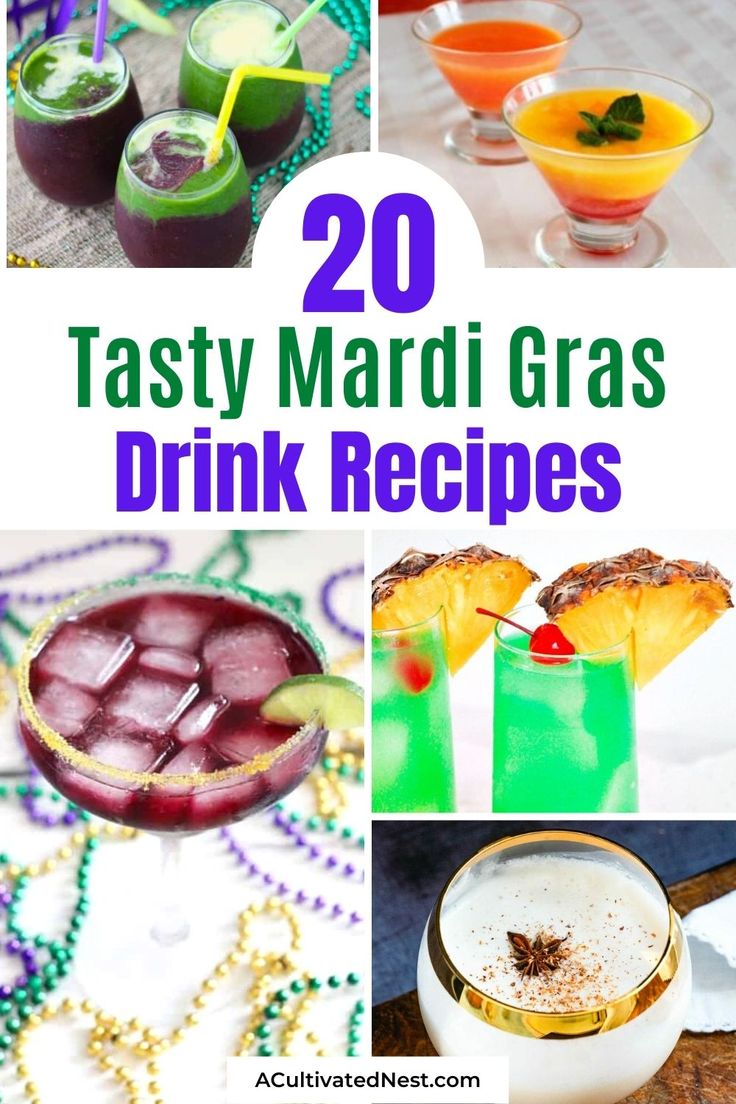 the top 20 tasty mardi gras drink recipes to try out this year