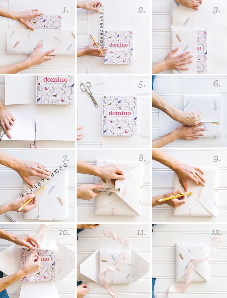 step by step instructions on how to make an origami box with paper and scissors