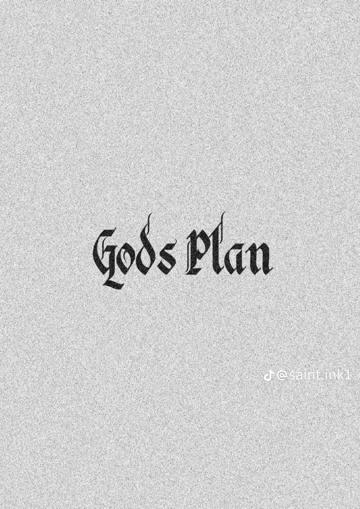 the word goss plan written in black ink