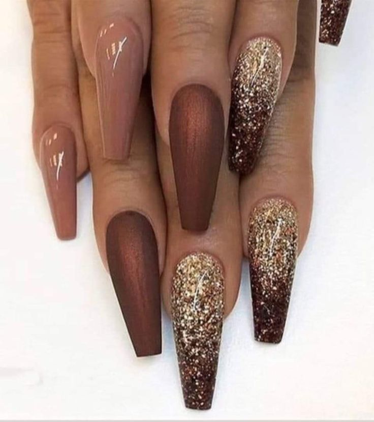 Nagellack Trends, Stiletto Nails Designs, Fall Acrylic Nails, Super Nails, Coffin Nails Long, Trendy Nail Design, Nail Designs Glitter, Gel Nail Designs, Glitter Nail Art