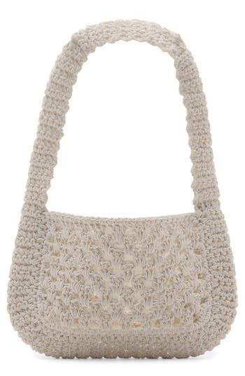 Finish a summery look with a woven handbag that's just the right size for your sunny-day essentials. Open top Shoulder straps 100% polyester Imported Beach Season Cream Crochet Shoulder Bag, Cream Rectangular Shoulder Bag For Summer, Casual Cream Straw Shoulder Bag, Beige Rectangular Shoulder Bag For Summer, Beige Rectangular Summer Shoulder Bag, Cream Straw Summer Shoulder Bag, Cream Crochet Crossbody Bag With Braided Handles, Trendy Cream Woven Shoulder Bag, Trendy Woven Cream Shoulder Bag