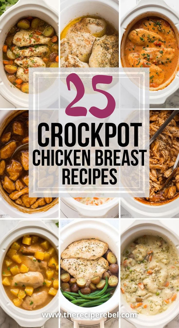 the 25 crockpot chicken breast recipes