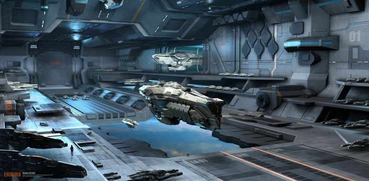 a sci - fi space station is shown in this image