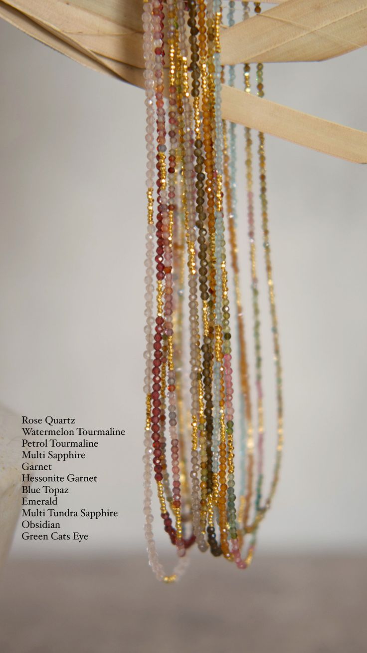 I absolutely fell in love with the creation and final design of these Better Beaded Choker Necklaces. With each taking over half an hour to make per necklace, the work pays off with a dazzling, sparkling display of genuine crystals and quality gold-filled/vermeil pieces. With 26 total gemstone options, I know there is a piece for everyone in this collection and it is my great hope that these call to you as they have to me over the last few months.  Necklace length: 14.5 inches with 3 inch extend Gold Beaded Crystal Necklace, Gold Crystal Necklaces With Polished Beads, Gold Crystal Necklace With Colorful Beads, Gold Necklace With Colorful Glass Beads, Unique Gold Beaded Glass Necklaces, Crystal Bead Jewelry, Gold Bond, Gold Vermeil Jewelry, Gemstone Necklaces