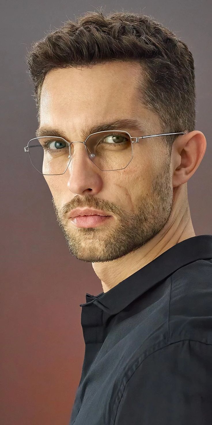 LINDBERG air titanium rim – durable wire frame glasses Mens Frameless Glasses, Frameless Specs For Men, Glasses For Guys, Rimless Glasses For Men, Spectacles Mens, Zayn Gif, Unique Glasses Frames, Glasses For Oval Faces, Wire Frame Glasses