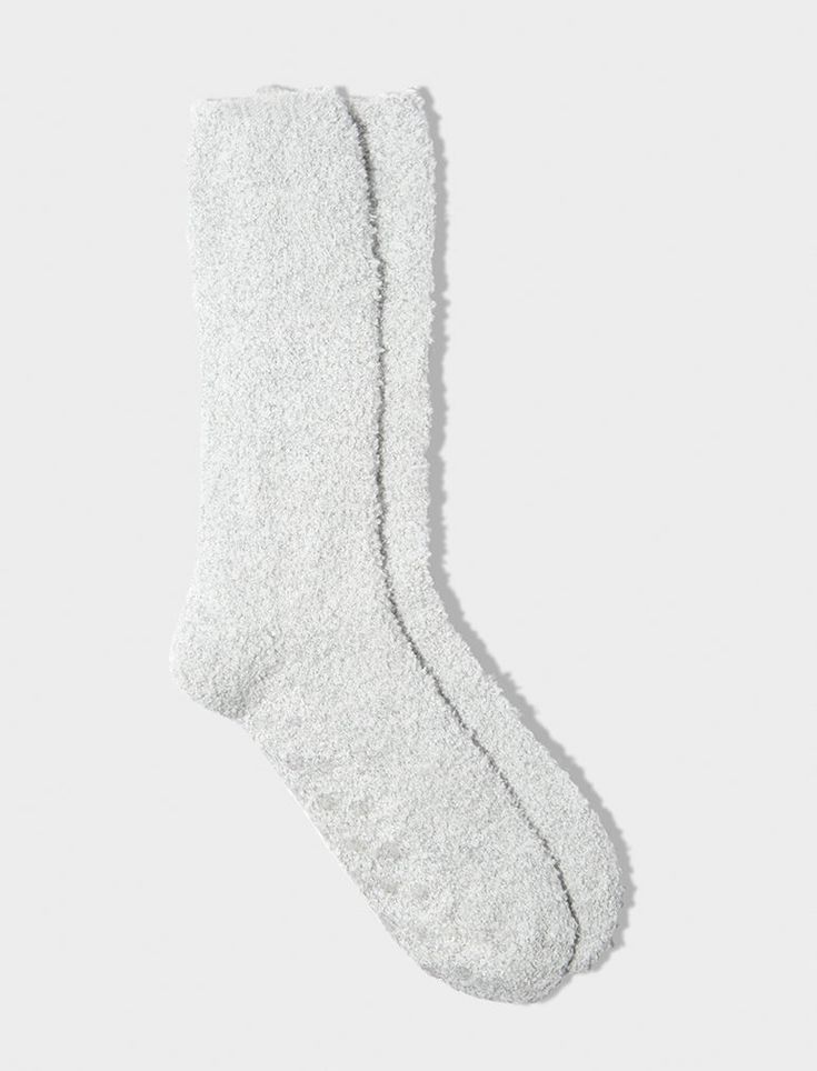 These socks will be your new winter go-to. Super soft and cozy on the feet! Grey Color 98% Polyester 2% Spandex Cozy Gray Socks For Stocking Stuffers, Cozy Soft Gray Socks, Soft Gray Winter Socks, Super Soft Winter Socks, Super Soft Socks For Stocking Stuffers, Cozy Gray Comfortable Socks, Cozy Warm Solid Color Socks, Cozy Snug Gray Socks, Super Soft Solid Winter Socks