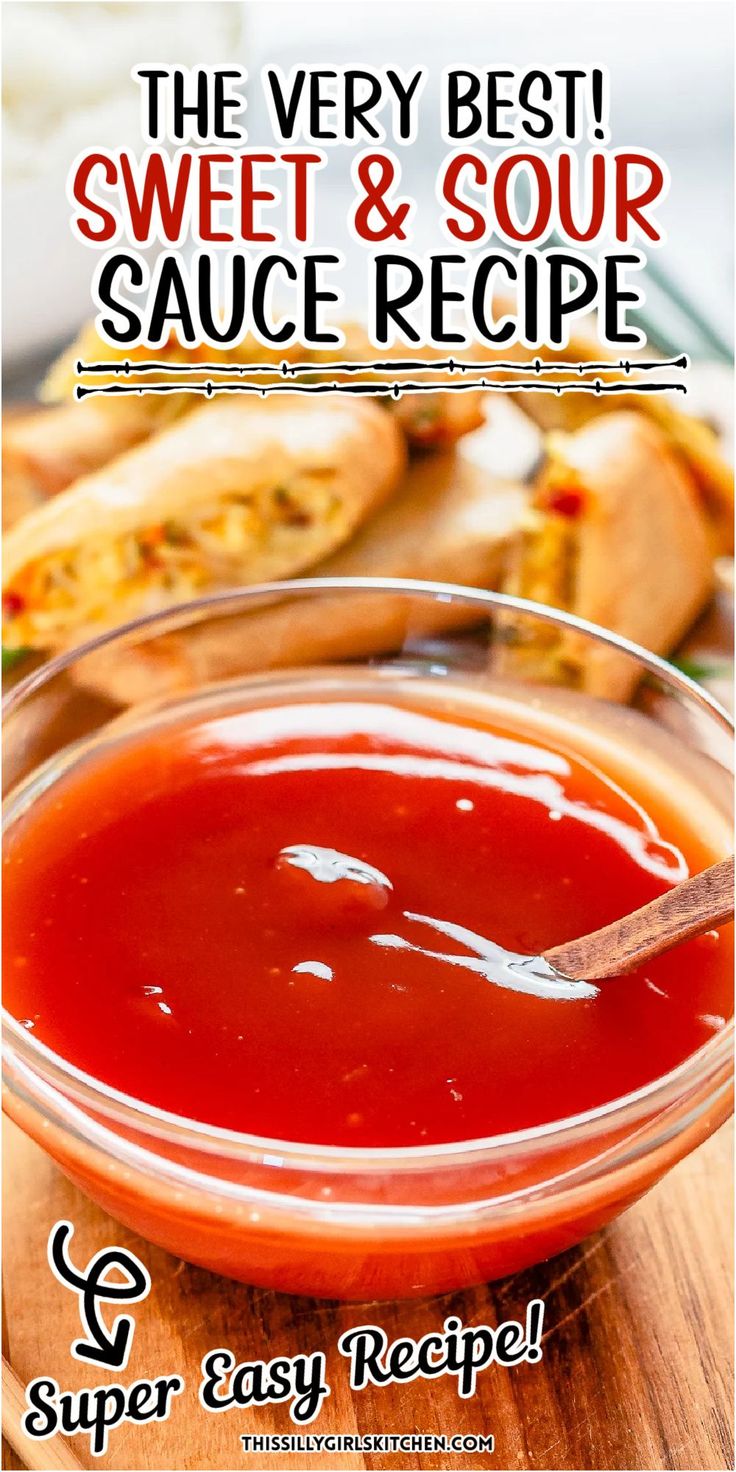 Sweet & Sour Sauce Best Sweet And Sour Sauce Recipe, Best Sweet And Sour Sauce, Recipe Sweet And Sour Sauce, Sweet And Sour Sauce Recipe, Sweet N Sour Sauce Recipe, Sweet And Sour Recipes, Sweet Sour Sauce, Homemade Chinese Food, Sweet And Sour Sauces