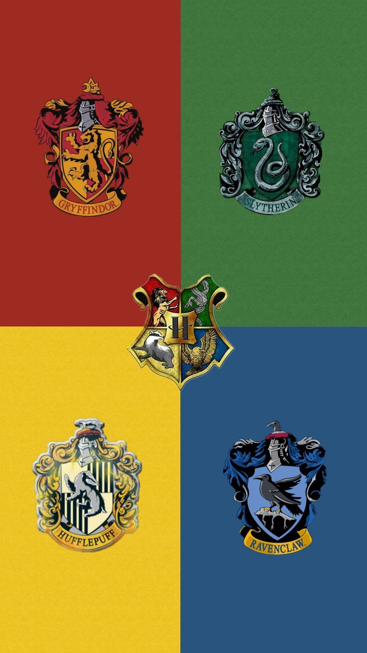 the hog potter crests are all different colors