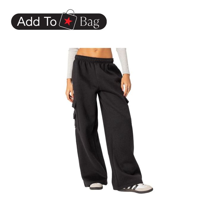 in stock Sportswear Wide Leg Parachute Pants With Pockets, Sportswear Parachute Pants With Pockets, Baggy Cargo Jeans With Side Pockets For Winter, Trendy Winter Pants With Side Pockets, Full-length Joggers With Pockets For Streetwear, Sports Wide Leg Pants With Cargo Pockets, Streetwear Full Length Joggers With Pockets, Wide Leg Cargo Pants With Side Pockets For Sports, Baggy Athleisure Bottoms With Pockets