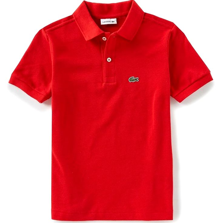 Red Polo Virtually Brand New. Not Even A Crease In The Collar. Pics Are Detailed And Unedited. The Size Is An Xxl According To Lacoste's Guide, But It Fits More Like An Xl. Chest Measures 25 Inches Neckline To Waist Measures 25 Inches Item #05412039 Dms: 0540 810 L1212 Classic Red Fitted T-shirt, Red Cotton Polo Shirt For Summer, Red Cotton Polo Shirt, Summer Red Cotton Polo Shirt, Red Fitted Short Sleeve Polo Shirt, Casual Red Top With Collar, Classic Red Polo Collar Shirt, Red Casual Polo Shirt, Casual Red Polo Shirt