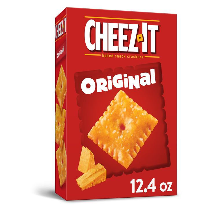 cheez it original crackers, 12 4 ounce pack - 1 / 2oz each