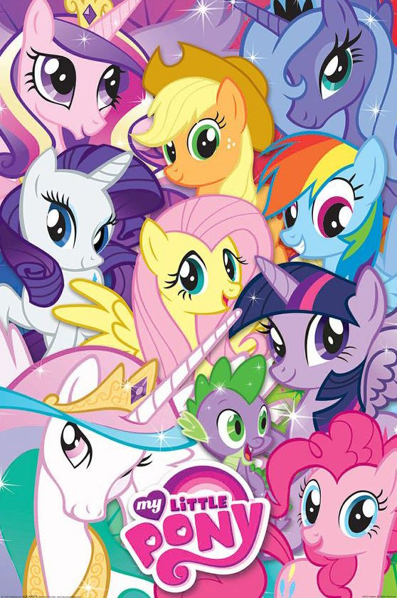 the poster for my little pony movie