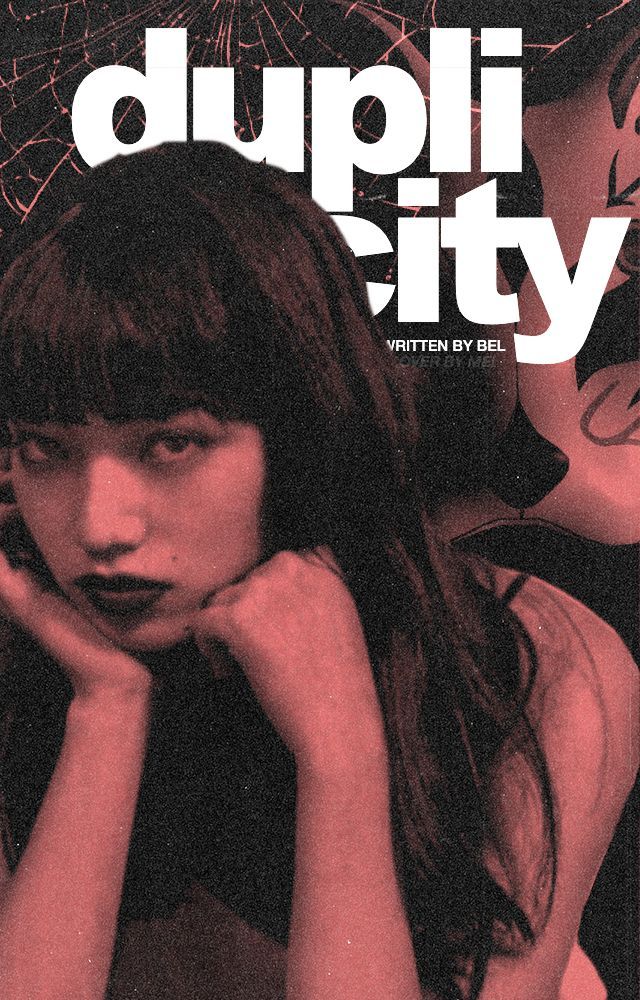 the cover of dupli city magazine featuring a woman with her hand on her face