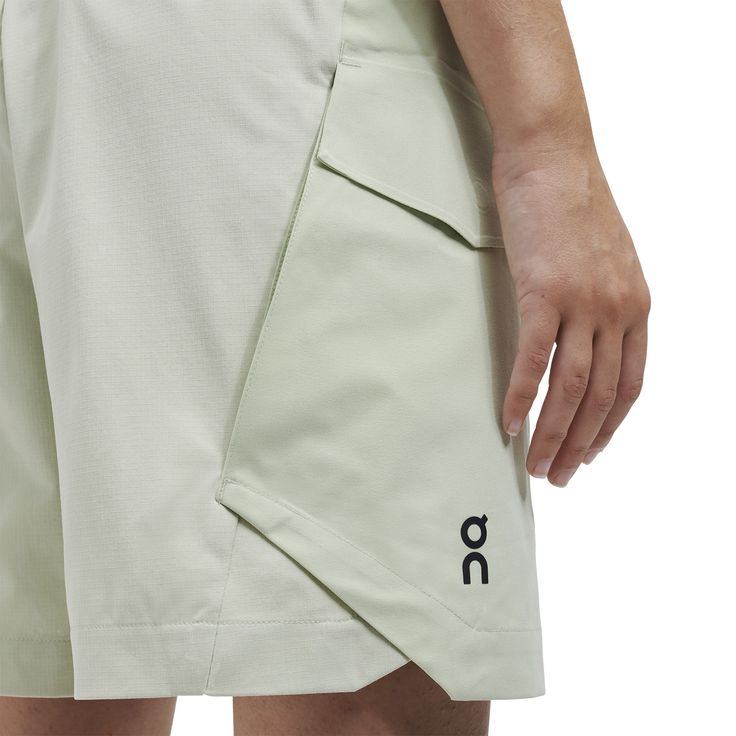 The breathable shorts that hold your valuables, keep you fresh and dry, and let you adventure in style. The sun’s out, the world’s your oyster. The longer you move, the warmer you get. Hydrophobic fibre absorbs sweat, so you're fresh and dry on the move. Not only does the DWR treatment (that’s durable water repellent) keep light rain out, it’s free of pesky PFCs that harm the environment and you. Stride into adventure with these free-moving shorts. Trek and travel in the comfy mechanical stretch Techwear Fashion, Hiking Shorts, Light Rain, On Running, Clothing Details, Outdoor Kids, Sport Wear, Apparel Design, Sport Pants