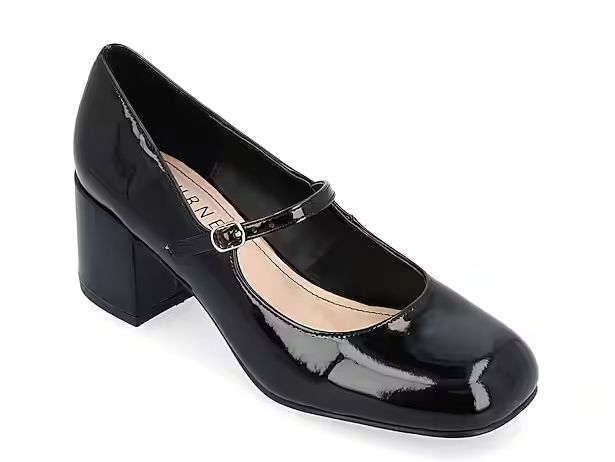 Fashion Shoes Heels, Black Block Heels, Black Pumps Heels, Square Toe Heels, Mary Jane Pumps, Mary Jane Heels, Shoes Heels Pumps, Journee Collection, Black Pumps