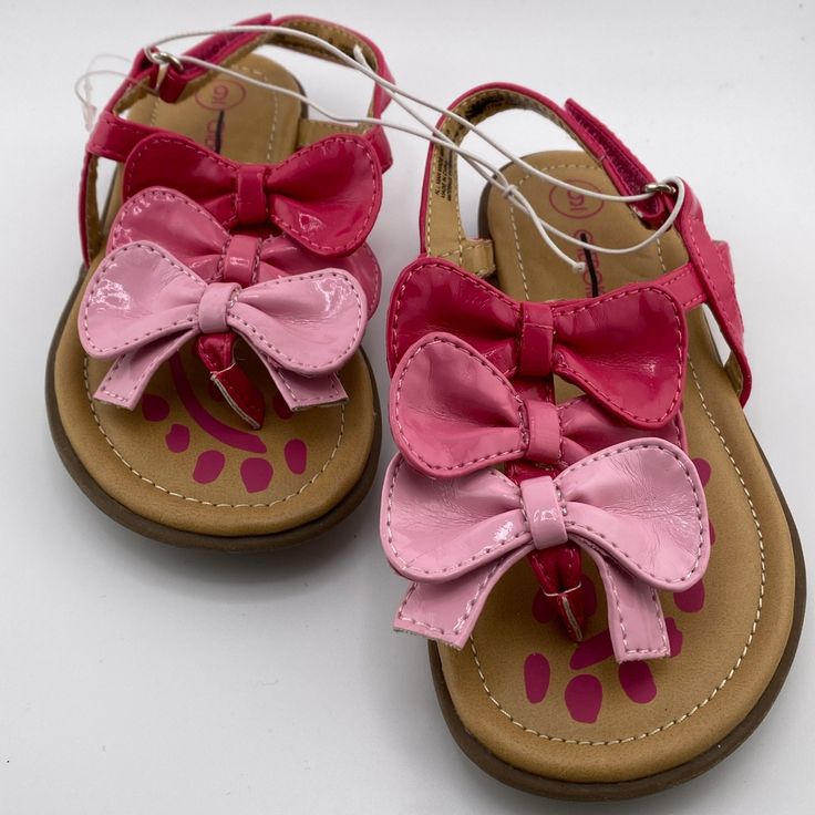 Adorable Pink & Red Sandals Original Owner Never Worn- New Your Little One Will Love These Elegant Looking Colorful Sandals Toddler Size 9 Adjustable Straps Playful Pink Sandals For Summer, Cute Red Sandals With Round Toe, Playful Pink Sandals For Vacation, Cute Red Sandals For Summer, Playful Pink Sandals For The Beach, Playful Red Open Toe Sandals, Playful Pink Beach Sandals, Pink Non-slip Sandals For Vacation, Cute Pink Non-slip Sandals