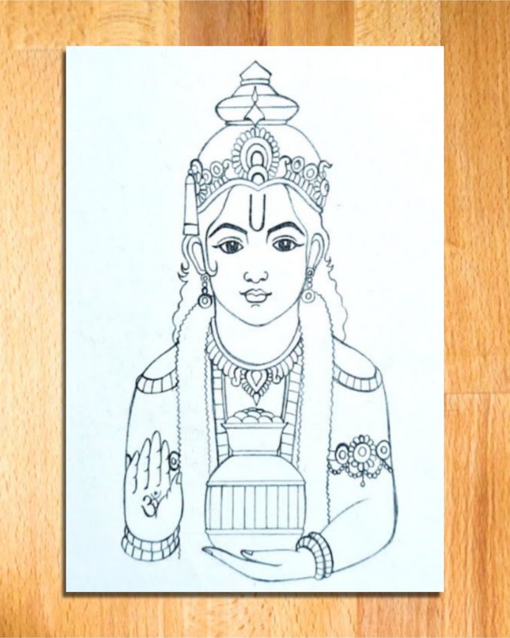 Kuber Drawing | How to Draw Kuber Maharaj | Dhanteras Special Drawing | vivek art academy Dhanvantari Images, Dhanteras Drawing, Tulsi Vivah, Simple Rangoli Designs Images, Rangoli Designs Images, Art Academy, Sketches Easy, Simple Rangoli, God Illustrations