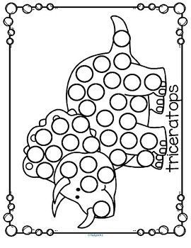 a coloring page with an elephant in the middle and dots on it's face