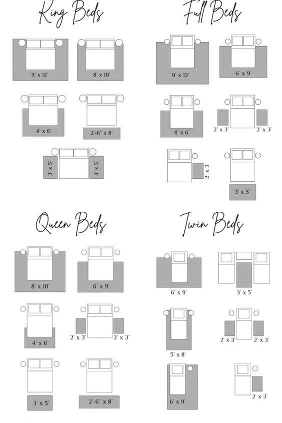 four different couches are shown with the names and measurements for each one in this diagram