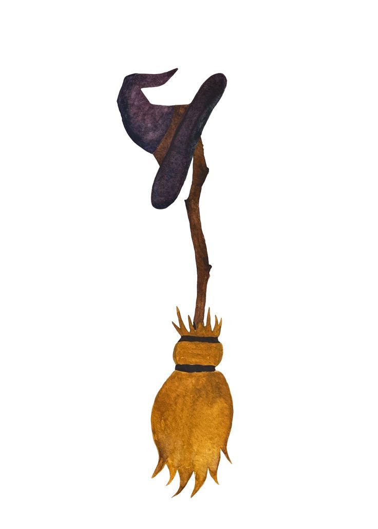 a drawing of a hat on top of a plant with long, brown stems and leaves