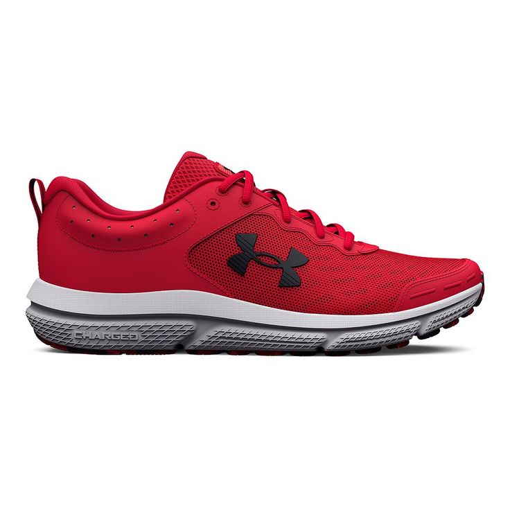 Comfort meets style to form these ready-for-anything Under Armour running shoes.Click this FOOTWEAR GUIDE to find the perfect fit and more! Comfort meets style to form these ready-for-anything Under Armour running shoes.Click this FOOTWEAR GUIDE to find the perfect fit and more! SHOE FEATURES Lightweight, breathable mesh upper with synthetic overlays for added durability & support EVA sockliner provides soft, step-in comfort Charged Cushioning® midsole uses compression molded foam for ultimate r Running Shoes Men, Under Armour Running, Mens Athletic Shoes, Best Running Shoes, Kids Luggage, Under Armour Men, Athletic Fashion, Man Running, Mens Fashion Shoes