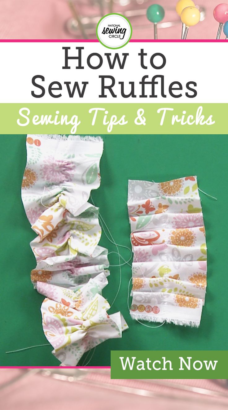 how to sew ruffles sewing tips and tricks by watch now book cover