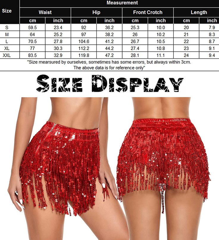 100% Polyester Zipper closure Hand Wash Only Material???4%Polyester fabric. 6% Spandex fabric. The tassel sequin skirts are made of PVC shiny sequins. sequins not easy to fall and fade. have a inner shorts inside. Consisting of various strands of sequins. this halloween costume tassel dance skirt is able to reflect any light that shines on its surface. make you eye-catching and sexy. Shiny design?????ooThese high waisted booty shorts have beautiful sequins all over. a 4-layered sequin design mak Summer Party Hip-length Skirt, Summer Club Skirt With Sequins, Hip-length Summer Party Skirt, Sequin Party Skirt For Festivals, Glamorous Mini Skirt For Festival Party Season, Glamorous Mini Skirt For Party Season Festival, Sequined Mini Skirt For Costume Party, Stretch Sequin Mini Skirt For Club, Fitted Sequin Mini Skirt For Costume Party