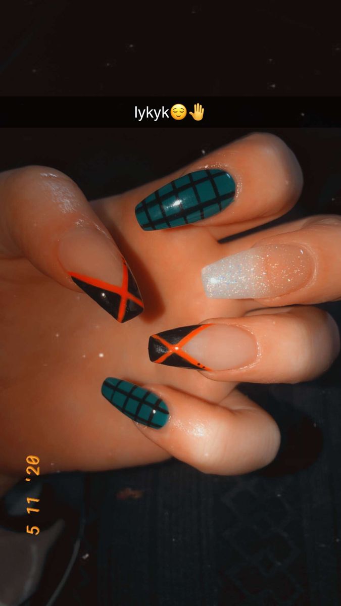 Bakugo Nails, Mha Nails, Cute Simple Nails, Anime Nails, Edgy Nails, Cute Acrylic Nail Designs, Really Cute Nails, Kawaii Nails, Katsuki Bakugo