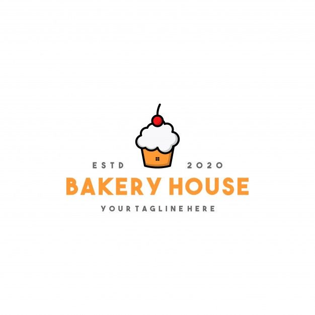 a cupcake logo with the words bakery house