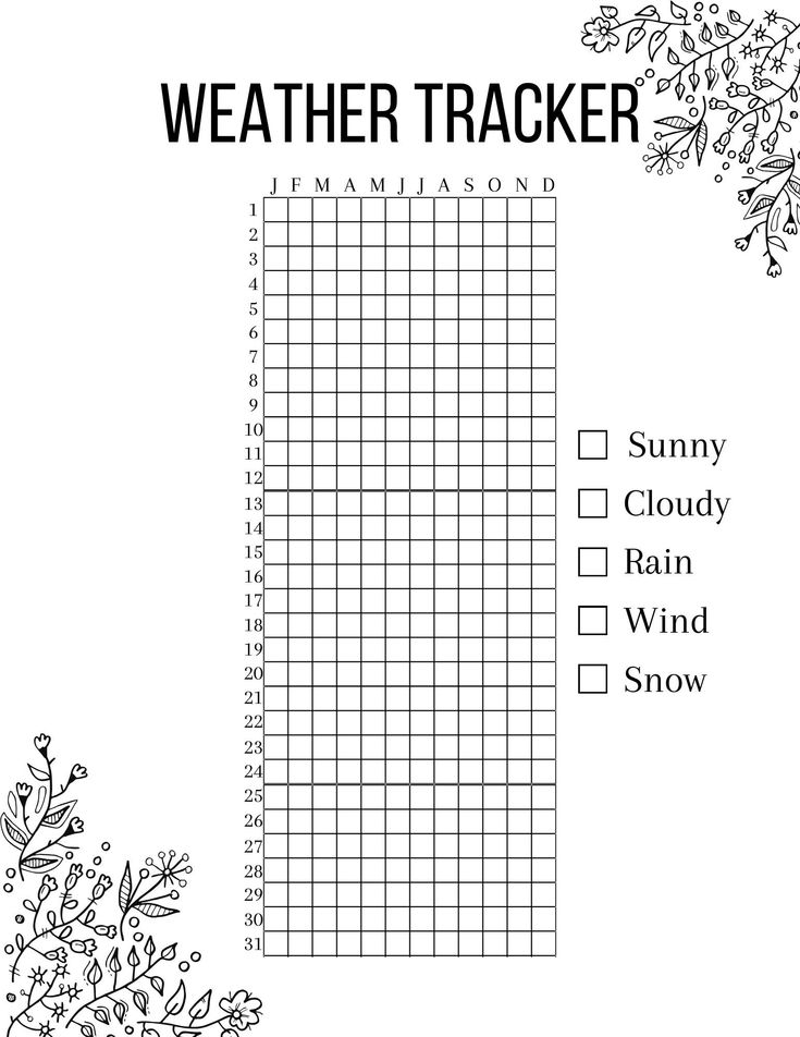 the weather tracker is shown in black and white, with an image of flowers on it